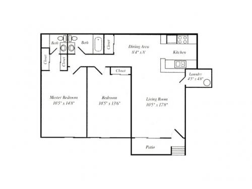 Eden Apartments Tempe Floor Plan Layout