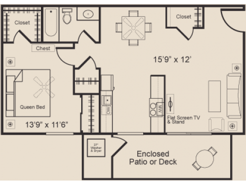 Villagio Tempe Floor Plan Layout