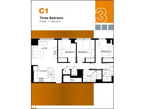 University House Tempe Floor Plan Layout