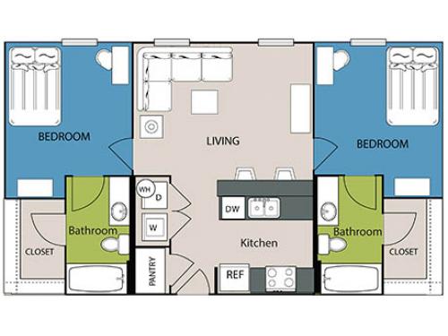 Sol Apartments Tempe Floor Plan Layout