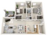 Tivoli Apartments Orlando Floor Plan Layout ... 2 Bedrooms X 2 Bathrooms
