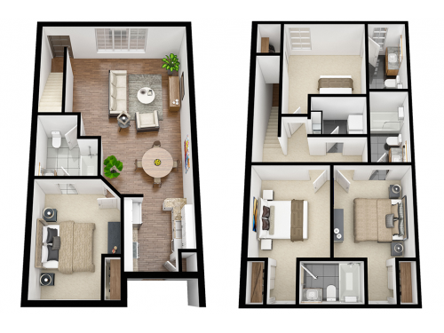 The Quad Orlando Floor Plan Layout