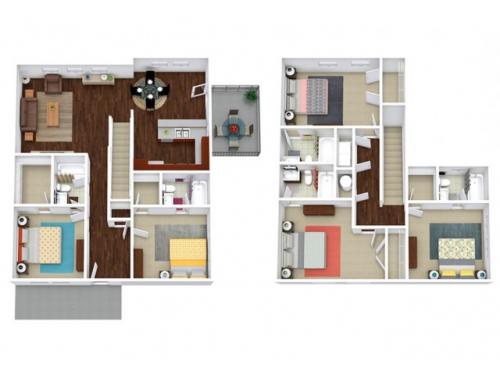 Retreat West Orlando Floor Plan Layout