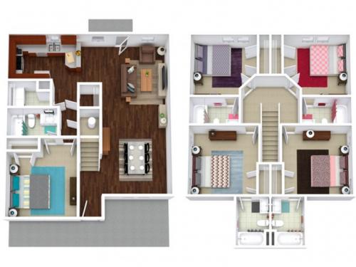 Floor Plan Layout ... Five Bedroom