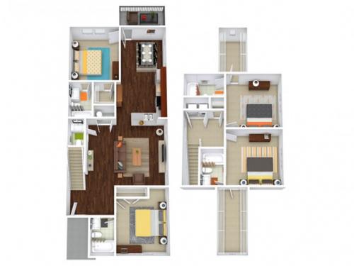 Floor Plan Layout ... Four Bedroom