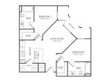 Aves at Twelve100  Floor Plan Layout ... 2 Bedroom & 2 Bathrooms
