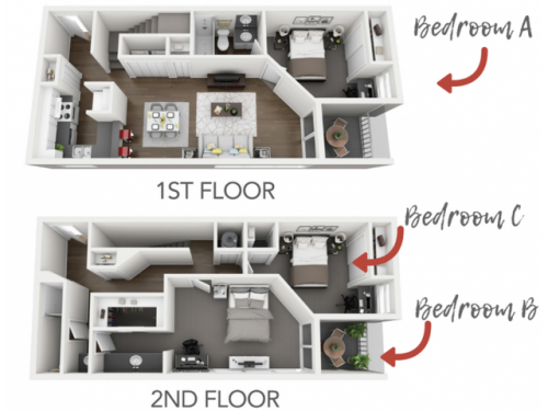 ON50 Apartments Tampa Floor Plan Layout