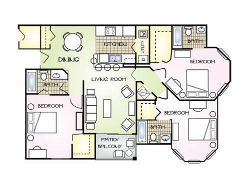 Lakeview Oaks Tampa Floor Plan Layout