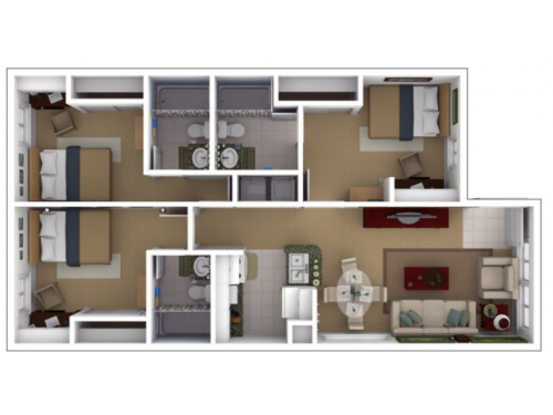 The Ivy Tampa Floor Plan Layout
