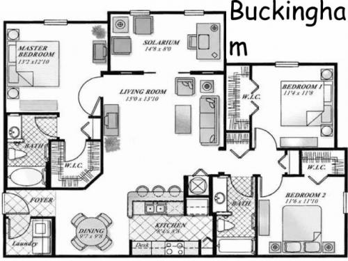 Victoria Place Apartments Orlando Floor Plan Layout