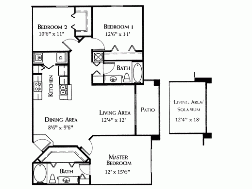 The Rexford at Waterford Lakes Orlando Floor Plan Layout