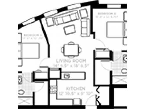 NorthView UCF Housing Oviedo Floor Plan Layout