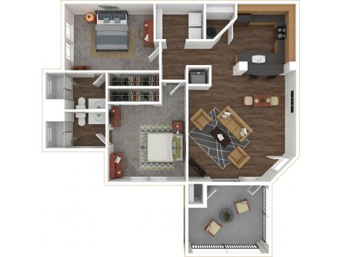 Campus Lodge Apartments Lutz Floor Plan Layout
