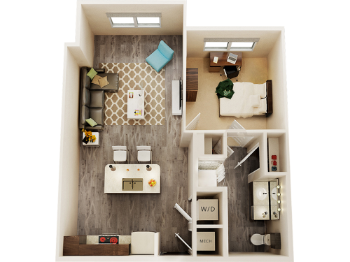 IQ Apartments Tampa Floor Plan Layout