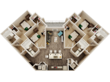 IQ Apartments Tampa Floor Plan Layout