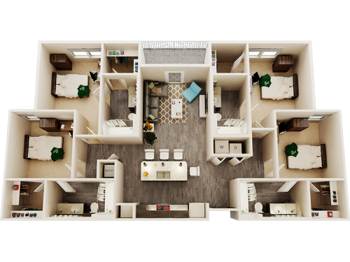 IQ Apartments Tampa Floor Plan Layout