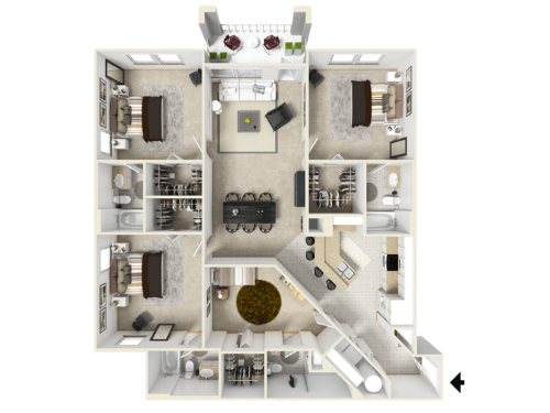 The Enclave Gainesville Floor Plan Layout