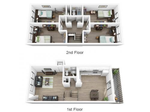 The Courtyards Gainesville Floor Plan Layout