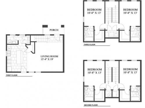 Centro Luxury Apartments Gainesville Floor Plan Layout
