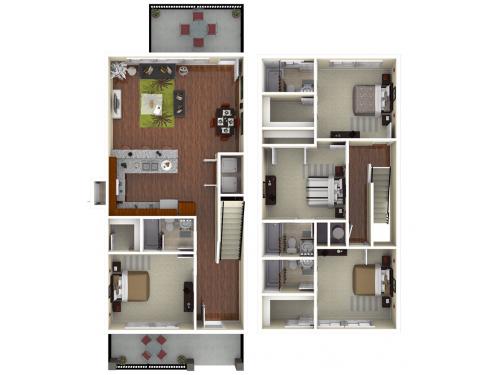 The Retreat Gainesville Floor Plan Layout