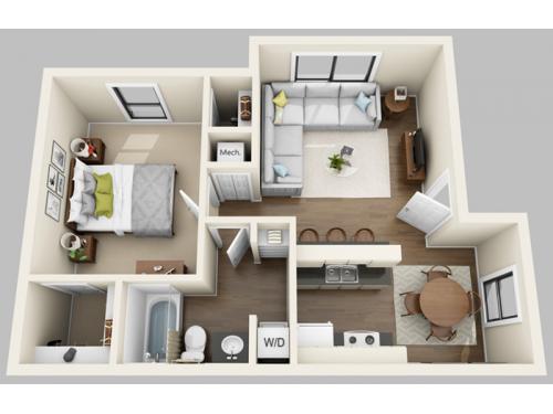 The Laurels Apartments Gainesville Floor Plan Layout