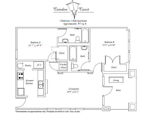 Camden Court Gainesville Floor Plan Layout