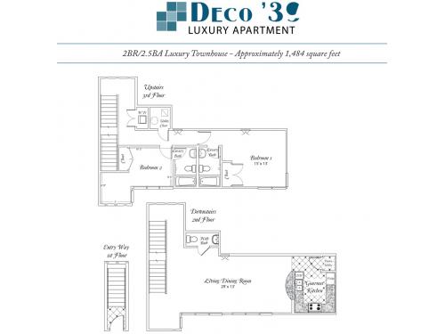 Deco 39 Gainesville Floor Plan Layout