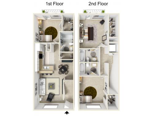 Arlington Square Apartments Gainesville Floor Plan Layout