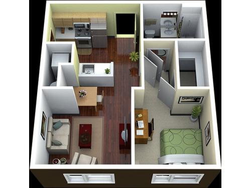 The Continuum Apartments Gainesville Floor Plan Layout