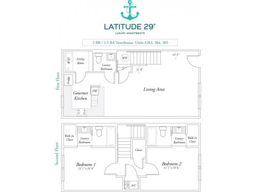 Latitude 29 Gainesville Floor Plan Layout