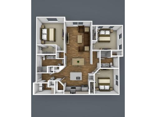 The Strand Apartments Oviedo Floor Plan Layout