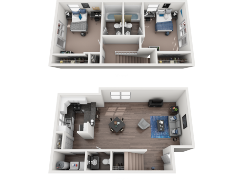 The Landings at Bivens Arm Gainesville Floor Plan Layout