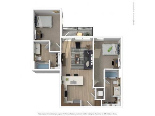 Liv+ Gainesville Floor Plan Layout