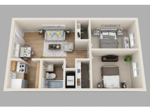 Liv Apartments Gainesville Floor Plan Layout