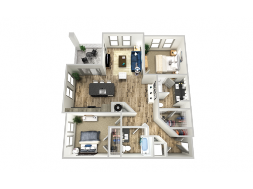 Coda Apartments Orlando Floor Plan Layout