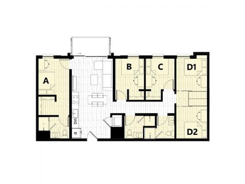 Hub 3rd Ave Third Ave Hub on Campus Floor Plan Layout