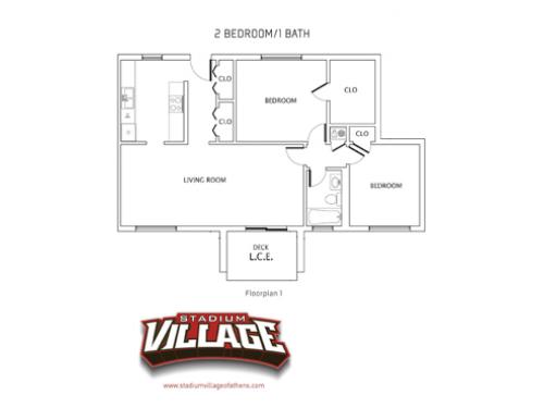 Stadium Village Athens Floor Plan Layout