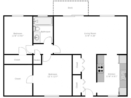 Stadium Village Athens Floor Plan Layout