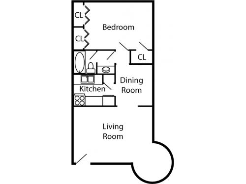 Westside Heights Apartments Athens Floor Plan Layout