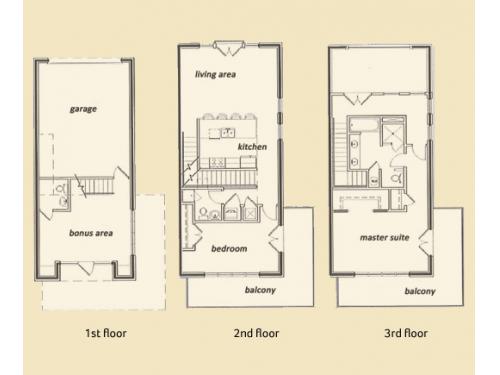 The Lofts at 495 Athens Floor Plan Layout