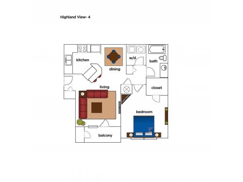 Highland View Atlanta Floor Plan Layout