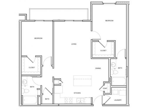 755 North Atlanta Floor Plan Layout