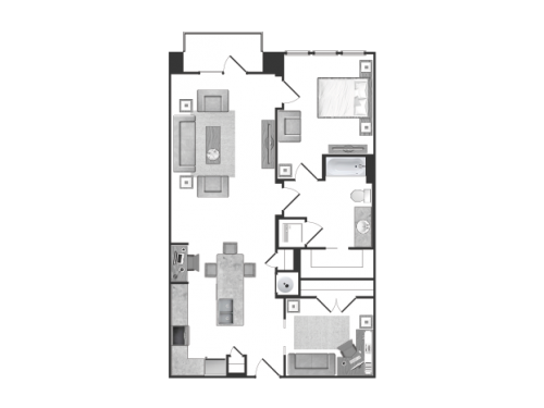 Boho 4W Floor Plan Layout