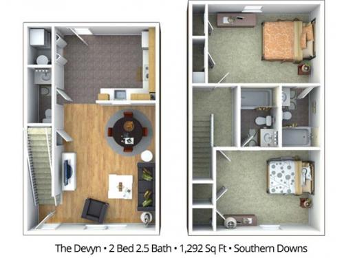 Southern Downs Statesboro Floor Plan Layout