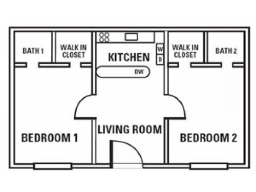 Seasons Apartments Statesboro Floor Plan Layout