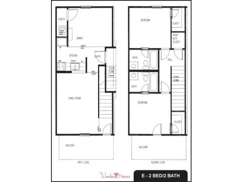 The Garden District Statesboro Floor Plan Layout