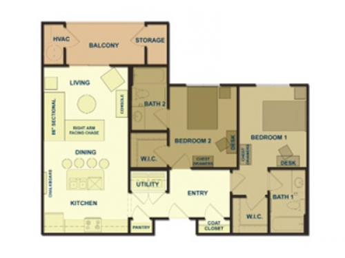 Monarch 301 Statesboro Floor Plan Layout