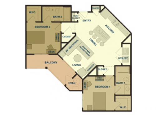 Monarch 301 Statesboro Floor Plan Layout