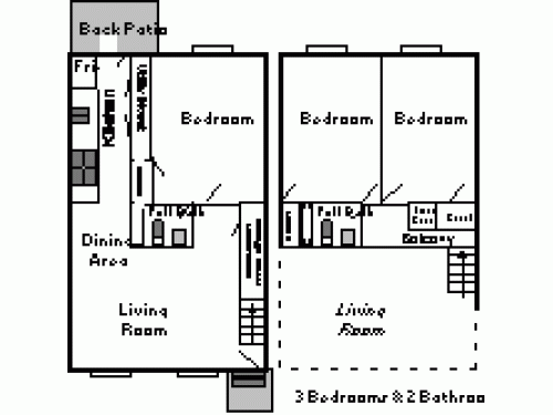 Park Place Villas Statesboro Floor Plan Layout