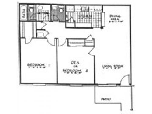 Kenco Hampton Hall Apartments Atlanta Floor Plan Layout